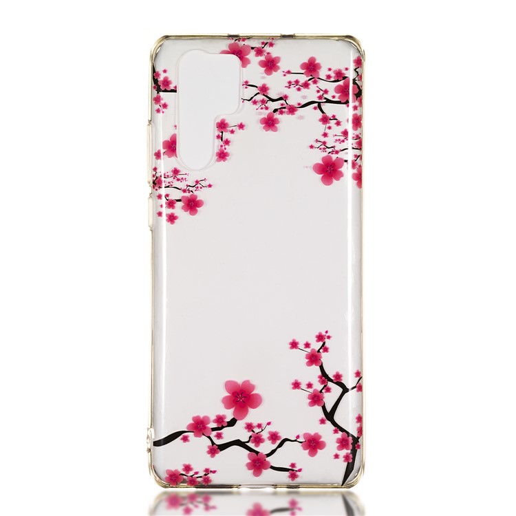For Huawei P30 Pro IMD Pattern Printing TPU Cell Phone Cover - Plum Blossom-2