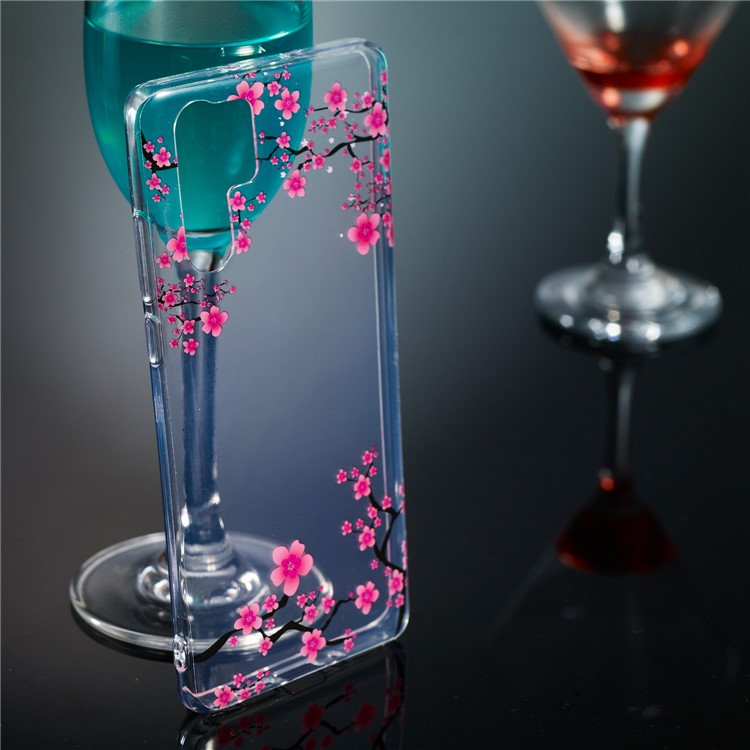 For Huawei P30 Pro IMD Pattern Printing TPU Cell Phone Cover - Plum Blossom-5