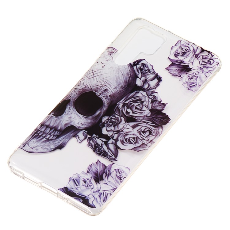 For Huawei P30 Pro IMD Pattern Printing TPU Protective Cover - Sugar Skull-3