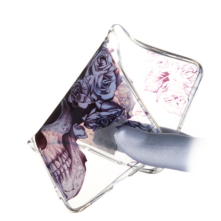 For Huawei P30 Pro IMD Pattern Printing TPU Protective Cover - Sugar Skull-4