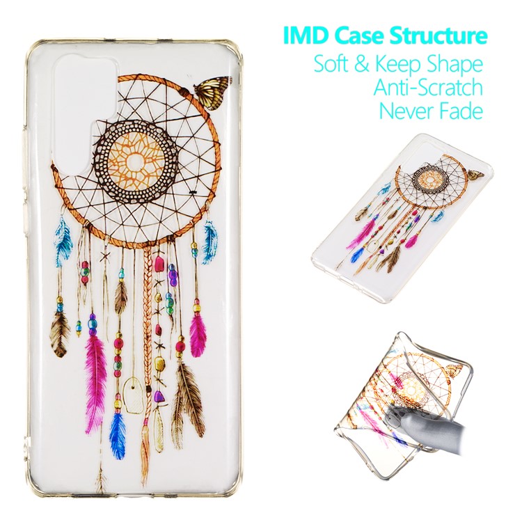 For Huawei P30 Pro IMD Pattern Printing TPU Mobile Phone Casing - Dream Catcher-1