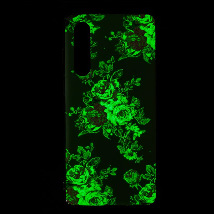 Luminous Glow Pattern Printing TPU Case for Huawei P30 - Vivid Flowers-6