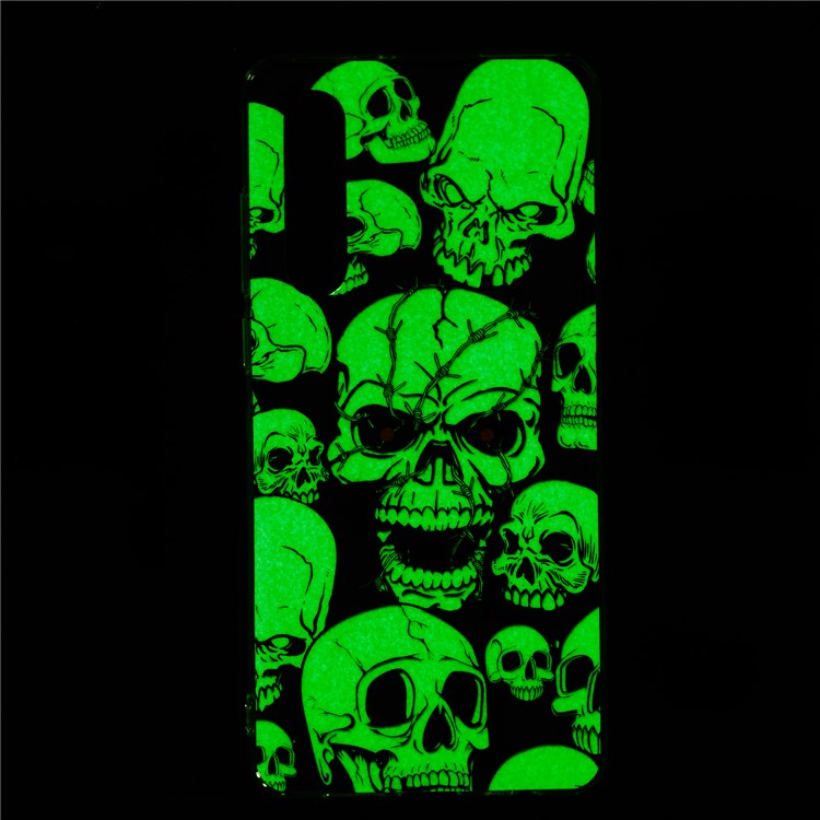 Luminous Glow Pattern Printing TPU Mobile Phone Shell for Huawei P30 - Cool Skulls-6