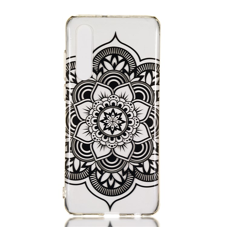 Pattern Printing IMD TPU Cover Shell Case for Huawei P30 - Flower Pattern-2