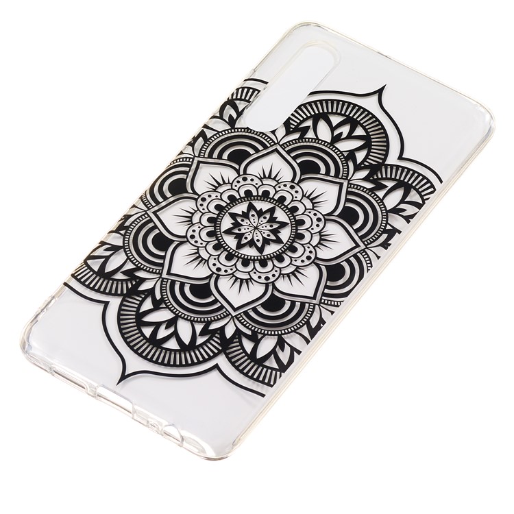 Pattern Printing IMD TPU Cover Shell Case for Huawei P30 - Flower Pattern-3