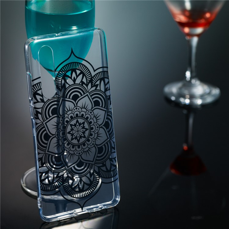 Pattern Printing IMD TPU Cover Shell Case for Huawei P30 - Flower Pattern-5