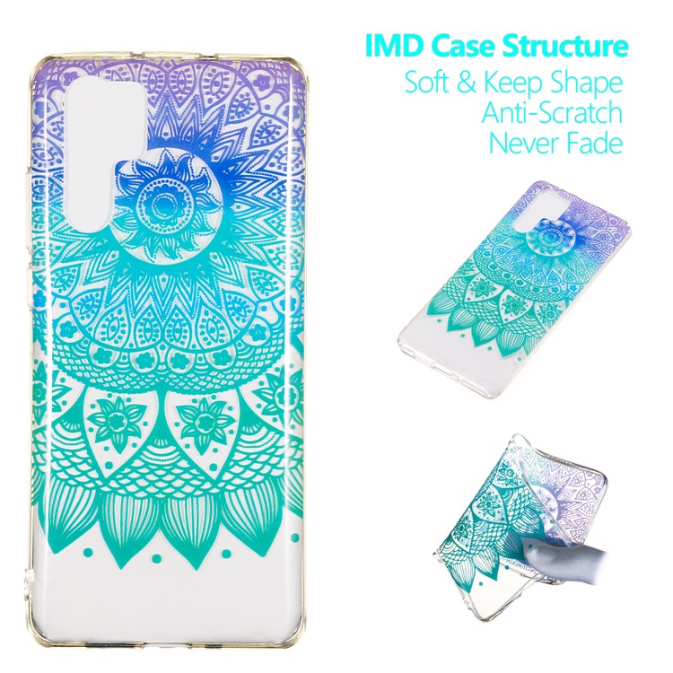 Pattern Printing IMD TPU Back Case for Huawei P30 Pro - Mandala Flower-1