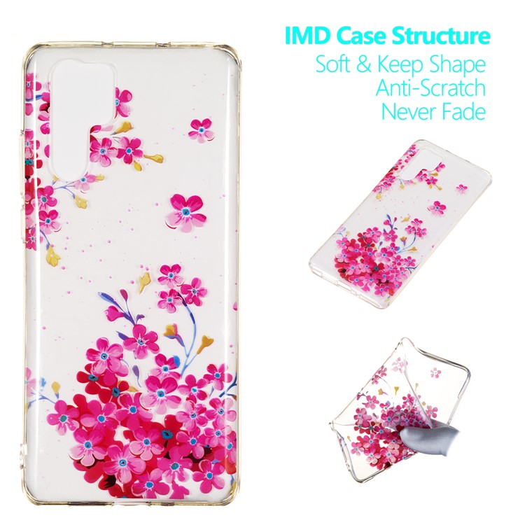 Pattern Printing IMD TPU Shell Case for Huawei P30 Pro - Vivid Flowers-1