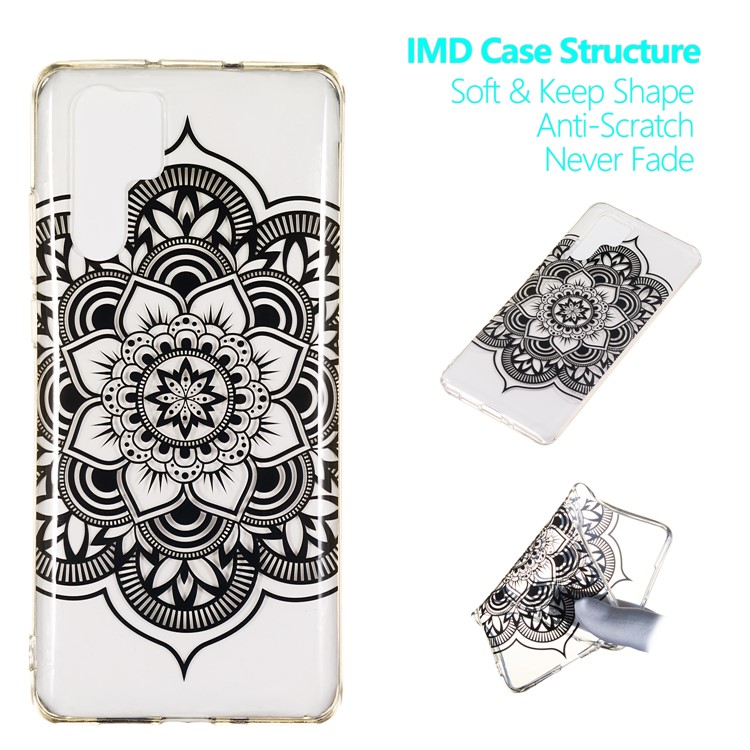 Pattern Printing IMD TPU Protection Case for Huawei P30 Pro - Flower Pattern-1