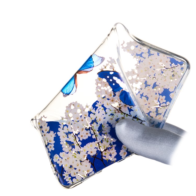 Pattern Printing IMD TPU Case Shell Cover for Huawei P30 Pro - Butterfly and Flower-4