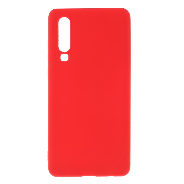 Double-sided Matte TPU Case for Huawei P30 - Red-1