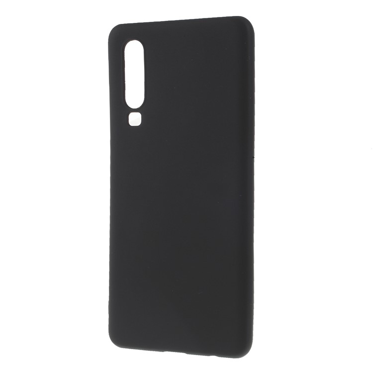 Double-sided Matte TPU Back Case for Huawei P30 - Black-2