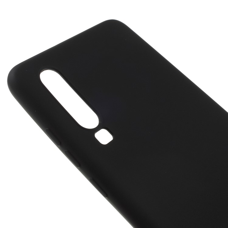 Double-sided Matte TPU Back Case for Huawei P30 - Black-4