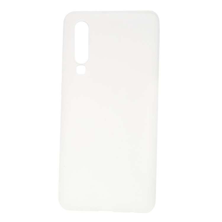 Double-sided Matte TPU Shell Case for Huawei P30 - White-1