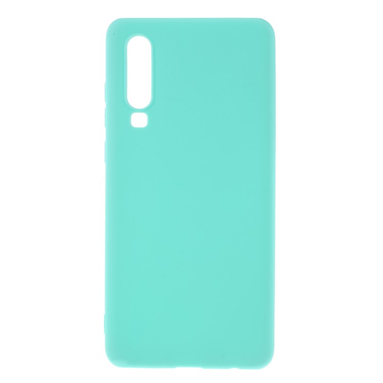 Double-sided Matte TPU Mobile Phone Case for Huawei P30 - Baby Blue-1