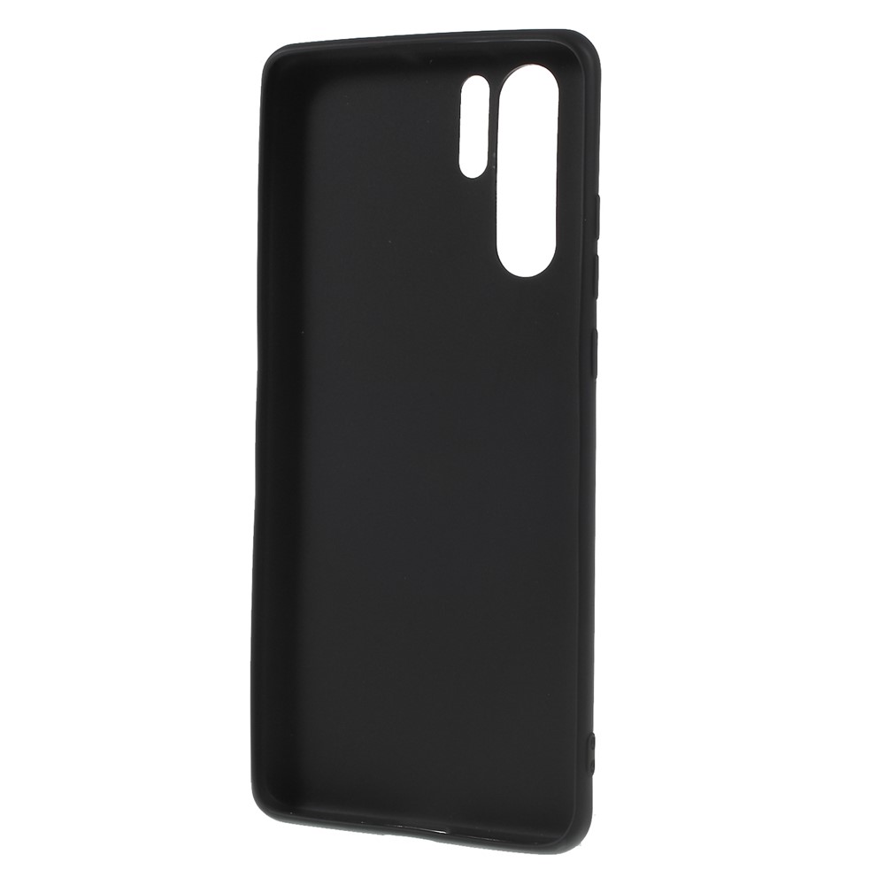 Matte TPU Cover Soft Mobile Phone Shell for Huawei P30 Pro - Black-3