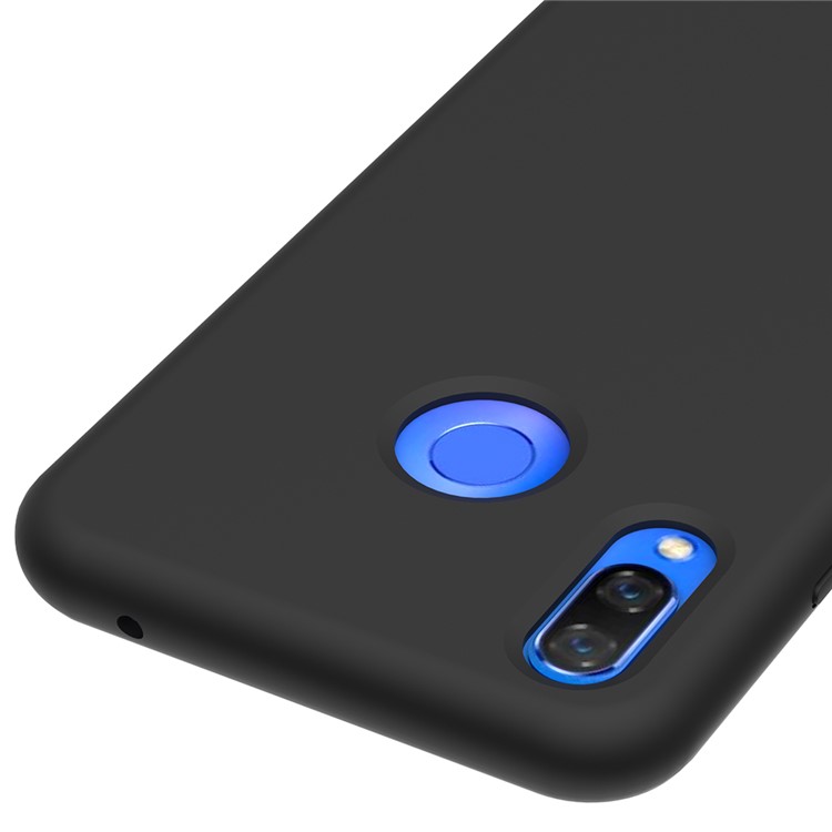 Liquid Silicone Protector Case for Huawei nova 3i / P Smart+ - Black-2