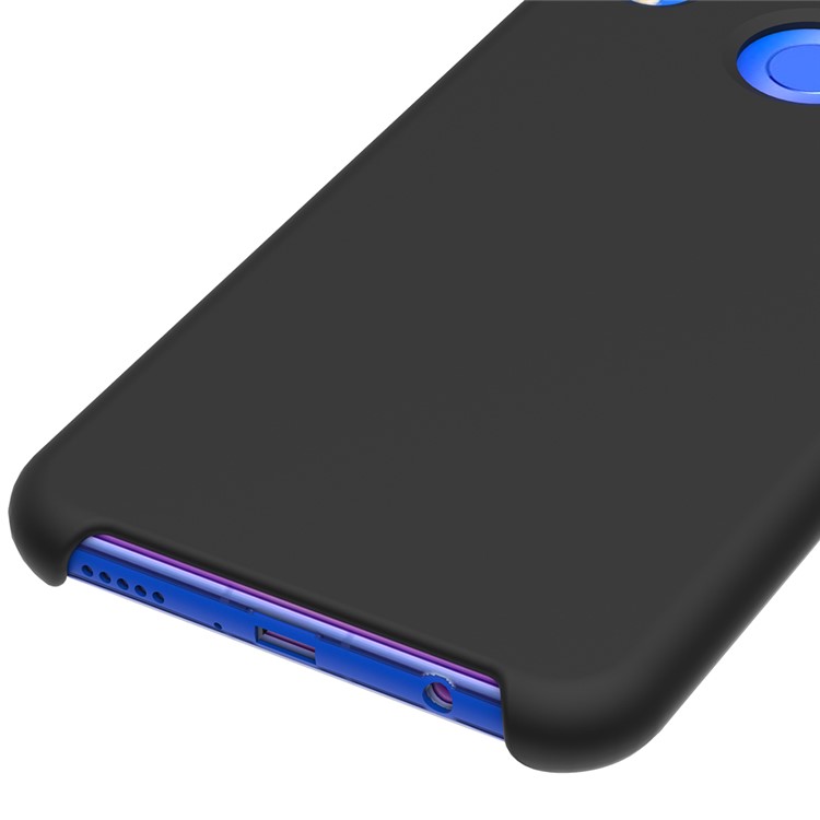 Liquid Silicone Protector Case for Huawei nova 3i / P Smart+ - Black-3
