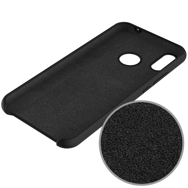 Liquid Silicone Protector Case for Huawei nova 3i / P Smart+ - Black-4