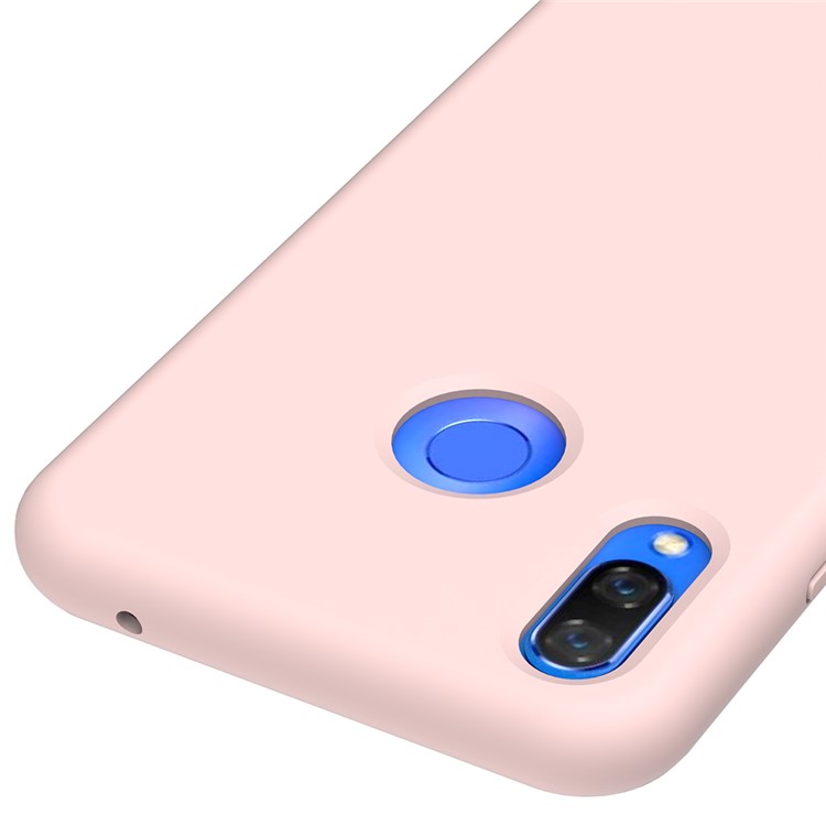 Boîtier De Protecteur De Silicone Liquide Pour Huawei Nova 3i / P Intelligent + - Rose