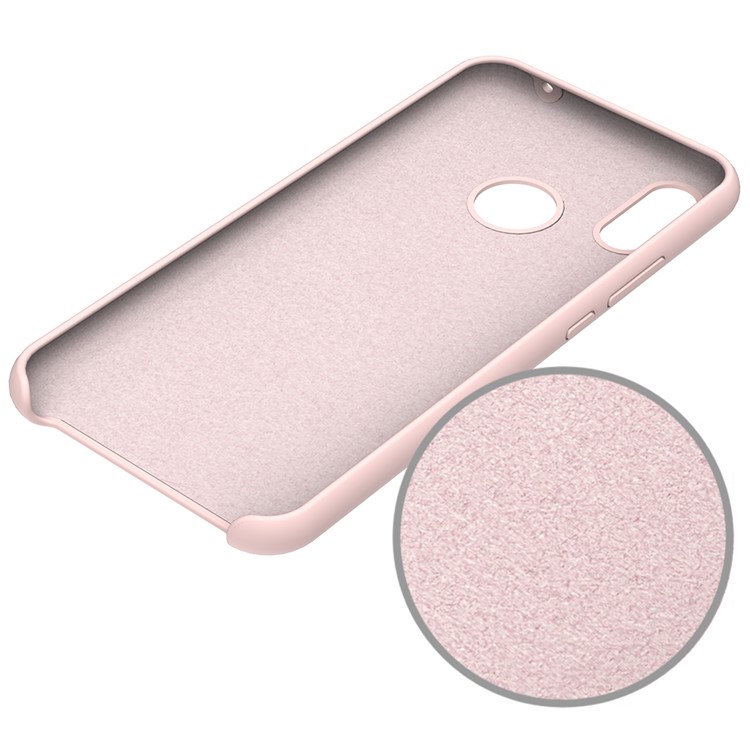 Boîtier De Protecteur De Silicone Liquide Pour Huawei Nova 3i / P Intelligent + - Rose