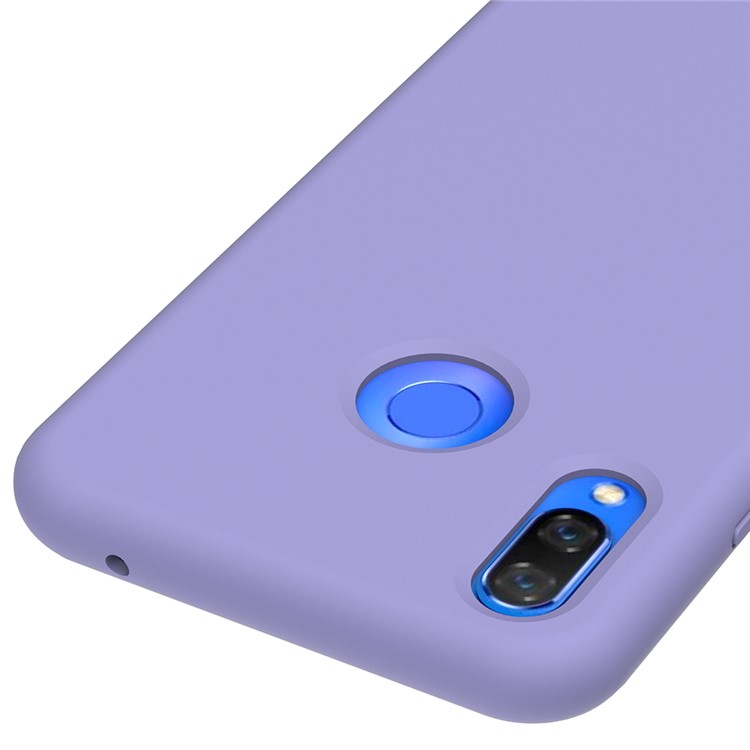Liquid Silicone Protector Back Cover for Huawei nova 3i / P Smart+ - Purple-2