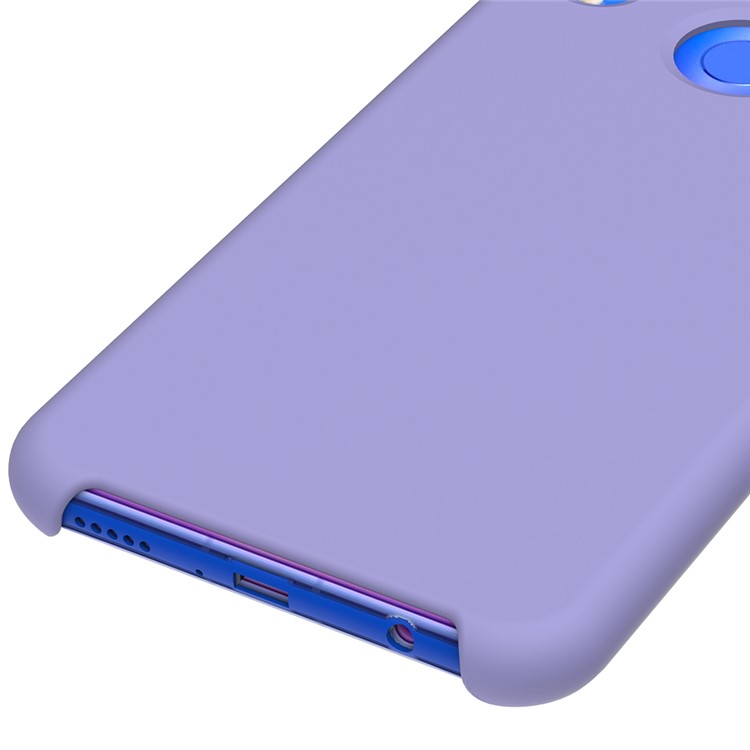 Liquid Silicone Protector Back Cover for Huawei nova 3i / P Smart+ - Purple-3