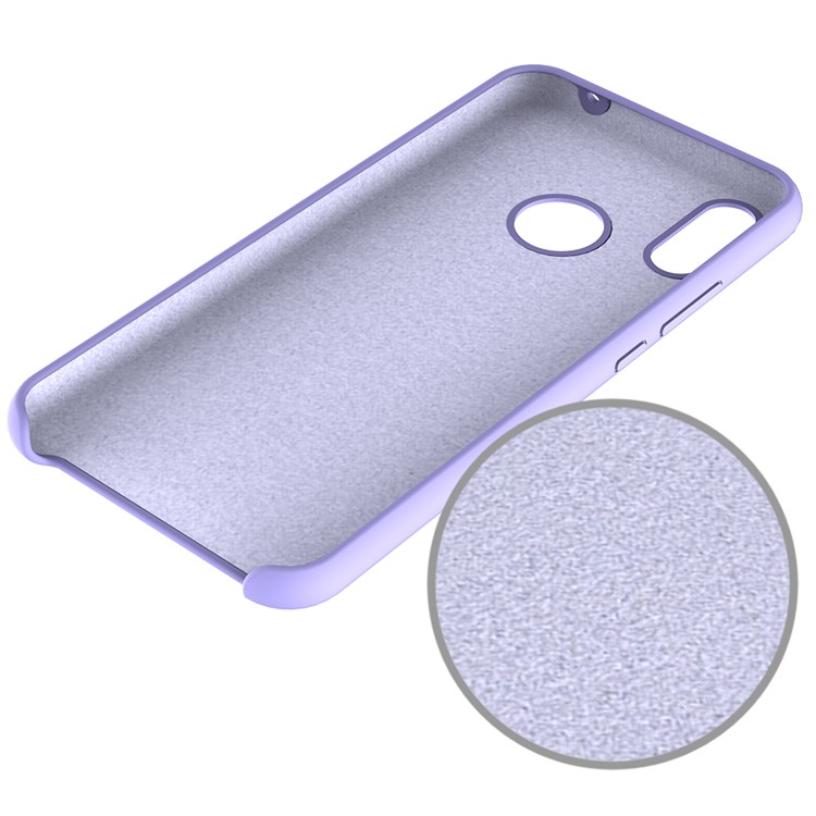 Liquid Silicone Protector Back Cover for Huawei nova 3i / P Smart+ - Purple-4