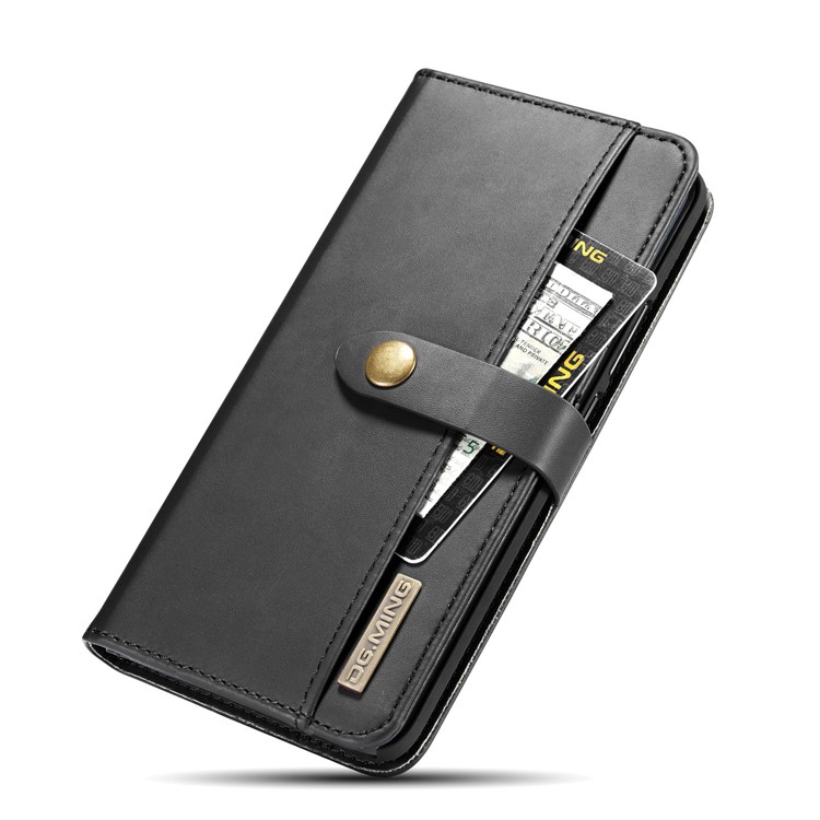 DG.MING Detachable 2 in 1 Split Leather Wallet Case for Huawei Mate 20 Pro - Black-11