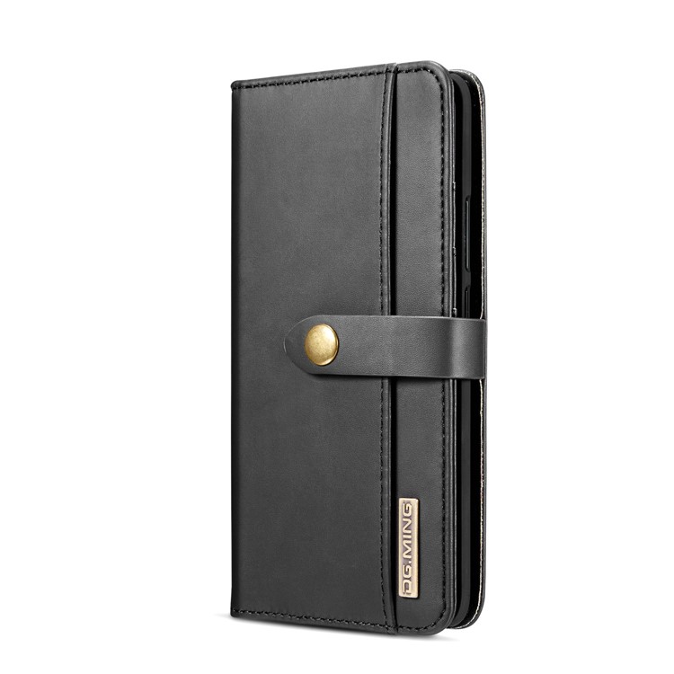 DG.MING Detachable 2 in 1 Split Leather Wallet Case for Huawei Mate 20 Pro - Black-3