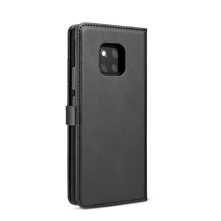 DG.MING Detachable 2 in 1 Split Leather Wallet Case for Huawei Mate 20 Pro - Black-7