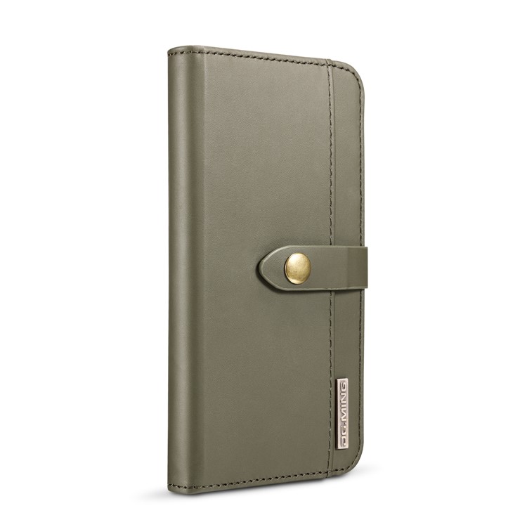 DG.MING Detachable 2-in-1 Split Leather Wallet Cell Phone Case for Huawei Mate 20 - Green-6