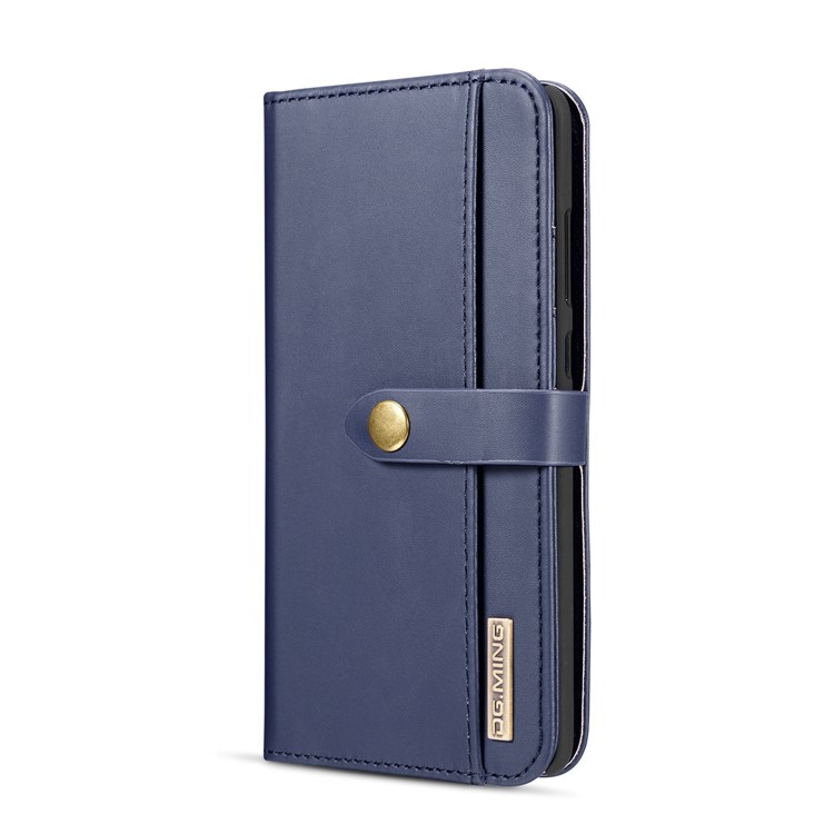 DG.MING Detachable 2-in-1 Split Leather Wallet Mobile Phone Cover Shell for Huawei Mate 20 - Blue-3
