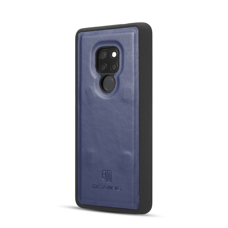 DG.MING Detachable 2-in-1 Split Leather Wallet Mobile Phone Cover Shell for Huawei Mate 20 - Blue-5