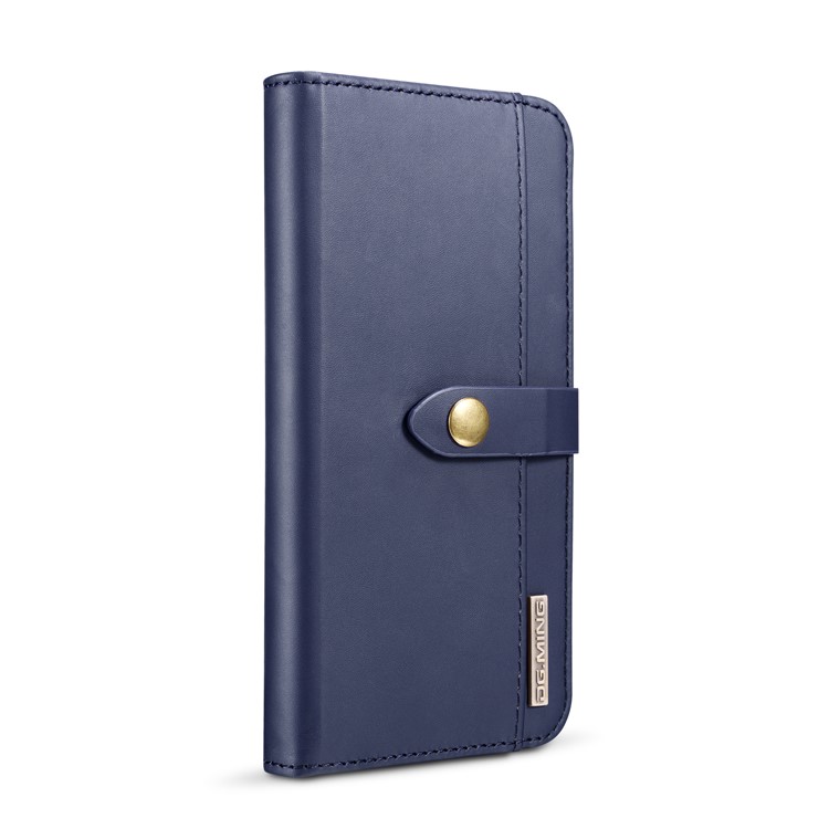 DG.MING Detachable 2-in-1 Split Leather Wallet Mobile Phone Cover Shell for Huawei Mate 20 - Blue-6