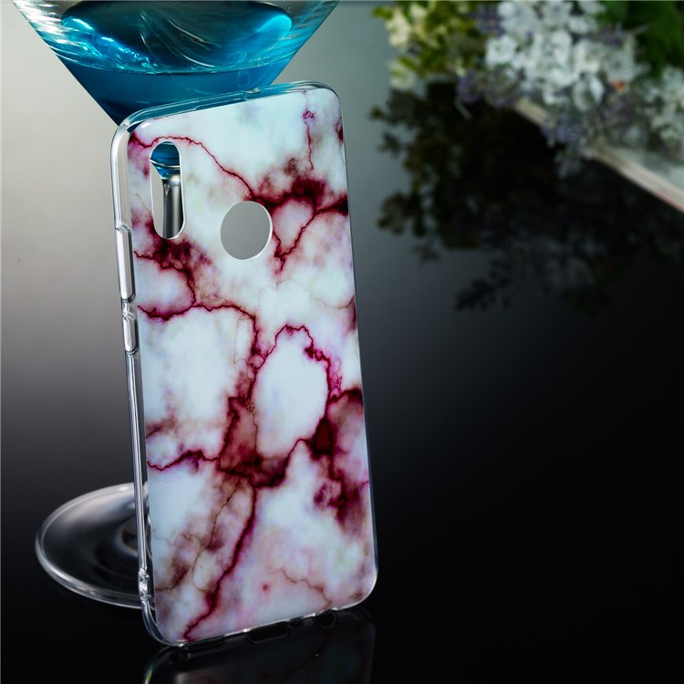 Marble Pattern IMD TPU Back Case for Huawei Honor 10 Lite - Style B-5