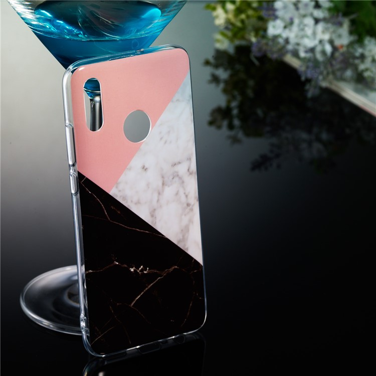 Marmormuster IMD TPU Fallzusatz Für Huawei Ehre 10 Lite - Stil K-5