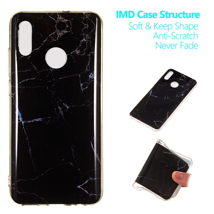 Marble Pattern IMD TPU Soft Shell Case for Huawei Honor 10 Lite - Style L-1