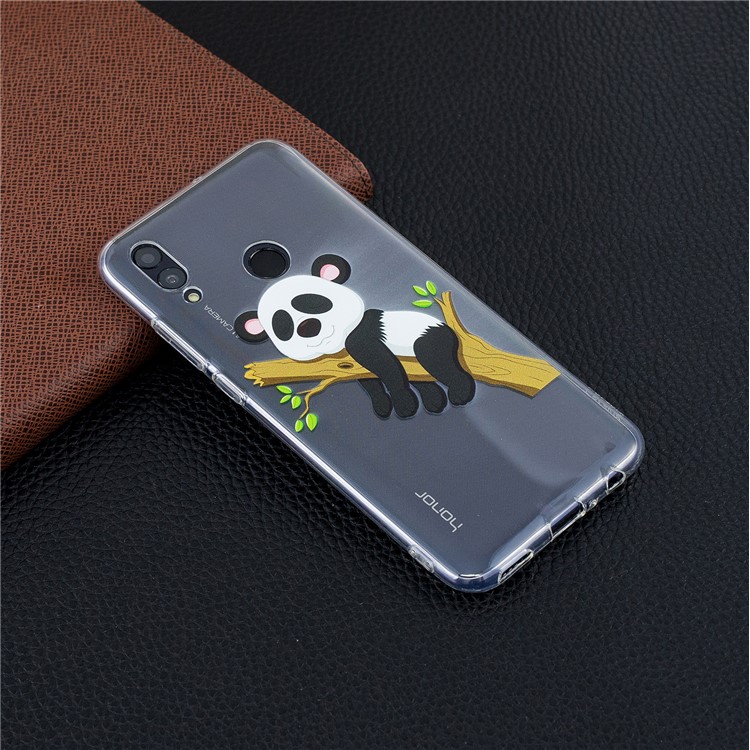 Pattern Printing TPU Phone Accessory Case for Huawei Honor 10 Lite / P Smart (2019) - Panda Climbing Tree-6