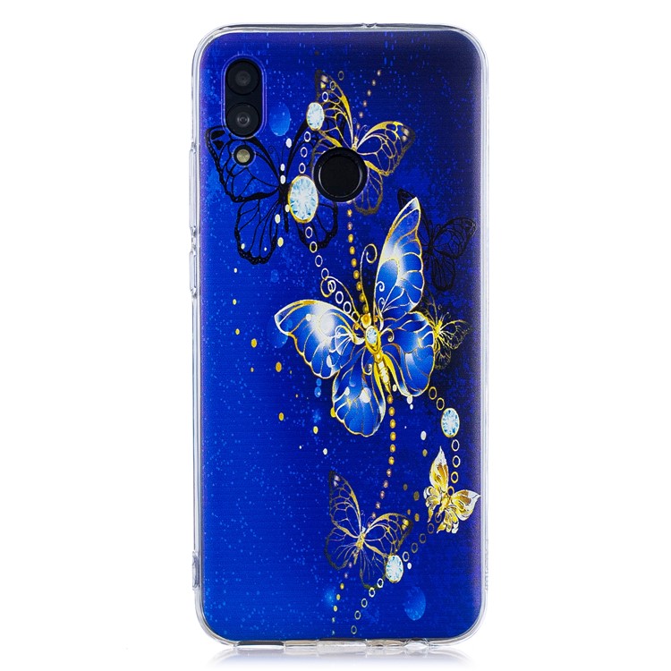 Pattern Printing TPU Protection Case for Huawei Honor 10 Lite / P Smart (2019) - Butterfly Pattern-2
