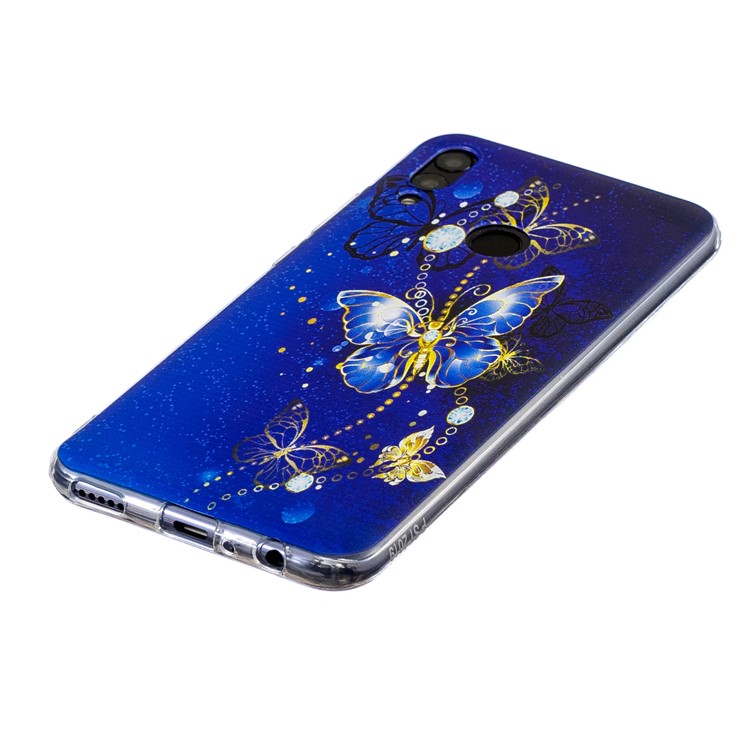 Pattern Printing TPU Protection Case for Huawei Honor 10 Lite / P Smart (2019) - Butterfly Pattern-3