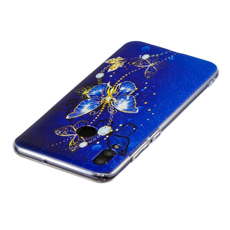 Pattern Printing TPU Protection Case for Huawei Honor 10 Lite / P Smart (2019) - Butterfly Pattern-4