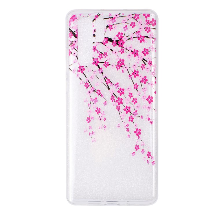 Embossment Pattern TPU Phone Casing for Huawei P30 Pro - Cherry Blossom-2