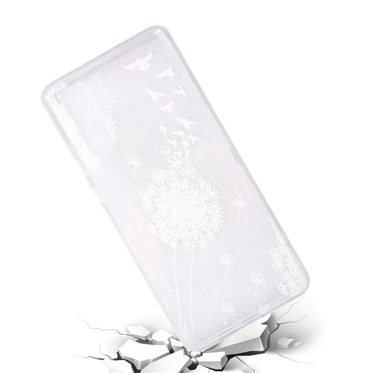 Embossment Pattern TPU Protective Cell Phone Case for Huawei P30 Pro - Dandelion-3