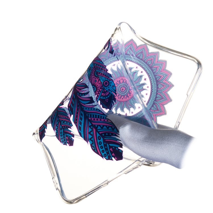 For Huawei Mate 20 Patterned IMD Soft TPU Gel Protective Shell - Tribal Dream Catcher-4