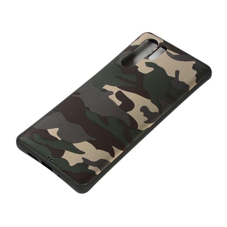 Camouflage Pattern TPU Cover for Huawei P30 Pro - Green-3