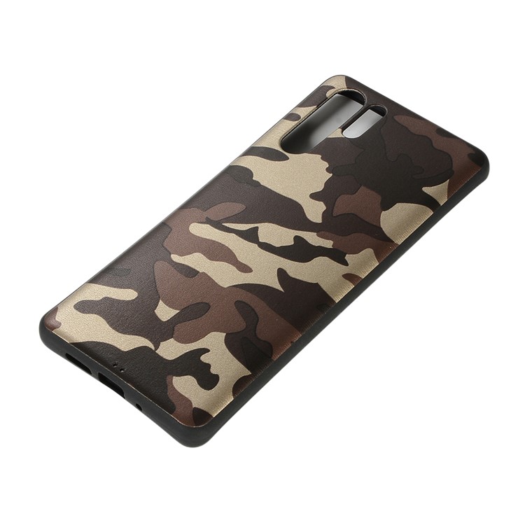 Coque TPU Motif Camouflage Pour Huawei P30 Pro - Marron-3