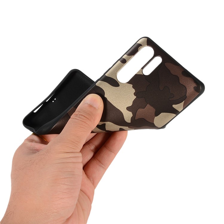 Coque TPU Motif Camouflage Pour Huawei P30 Pro - Marron-4