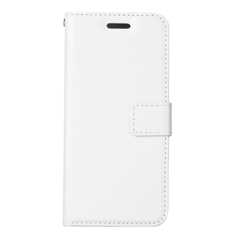 Crazy Horse Texture Wallet Stand Leather Phone Cover for Huawei P30 - White-2