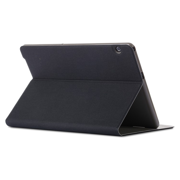 Funda De Cuero Recubierta Con Funda De Cuero Para Huawei Mediapad T5 10 / Almohadilla De Honor 5 10.1 Pulgadas / Disfrutar De La Almohadilla De 10,1 Pulgadas - Negro-6